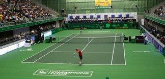 Seguros Bolívar Tennis Champions: Greg Rusedski sorprendió a Gastón Gaudio en primera jornada sguros bolivar